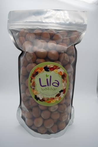 Lila Bazaar - 6LB Resealable Bag - Oregon Hazelnuts in Shell - Raw, Whole, Unsalted, Fresh, Nutty - No Added Flavor, No GMO
