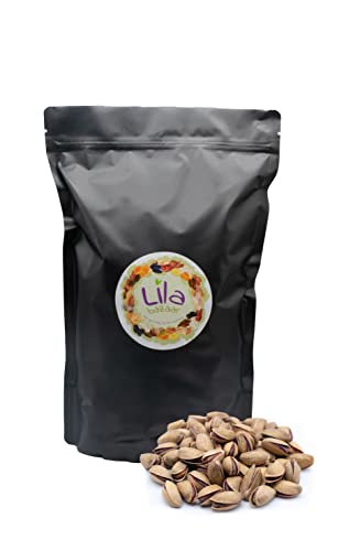 Lila Bazaar Turkish (Antep) Pistachios In Shell | Roasted & Salted | Nutritious & Healthy Snack | Packed in Resealable Bag