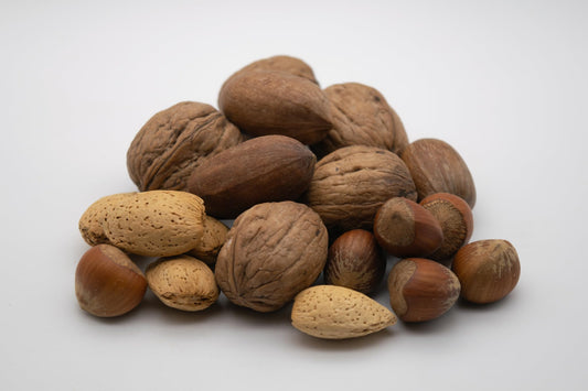LILA BAZAAR - Mixed Nuts In Shell 6LB | Walnuts, Almonds, Hazelnuts, Pecans | Fresh and Easy to Crack | Excellent Taste | Packed in Resealable Bag (Pack of 1)