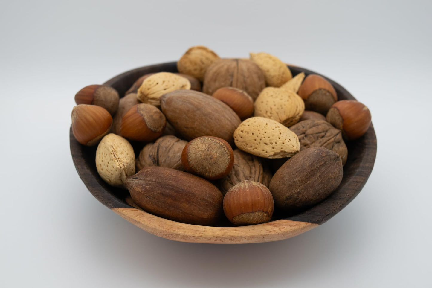 LILA BAZAAR - Mixed Nuts In Shell 6LB | Walnuts, Almonds, Hazelnuts, Pecans | Fresh and Easy to Crack | Excellent Taste | Packed in Resealable Bag (Pack of 1)