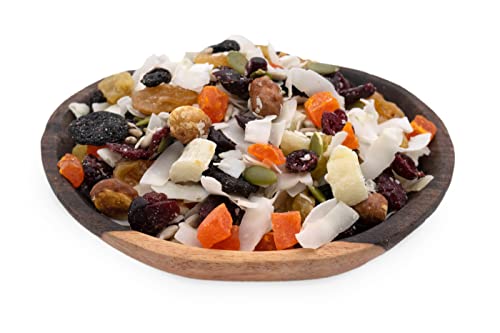 LILA BAZAAR - TROPICAL TRAIL MIX COCONUT- 2Lb | Natural Taste, Fresh and Super Healthy | Packed in Resealable Bag